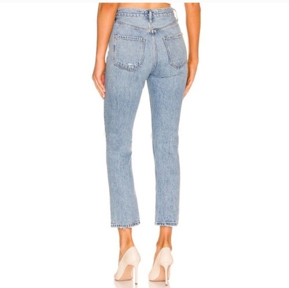 Agolde Riley Hi Rise Straight Crop 28 - Picture 2 of 7